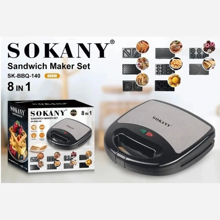 ساندویچ ساز 8 کاره سوکانی مدل SK-BBQ-140 کد ۸۲۵۸