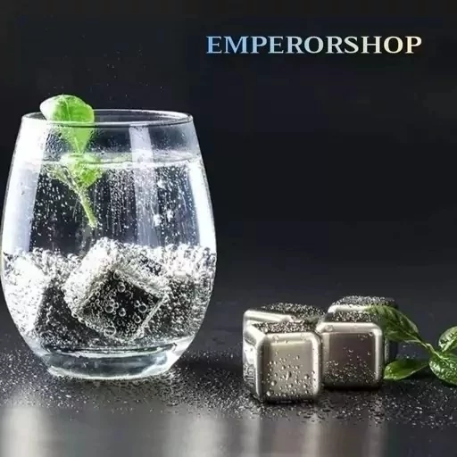 یخ استیل مکعبی ۸ عددی