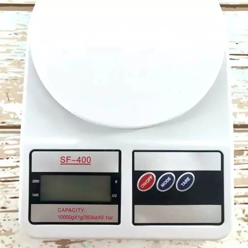 ترازوی آشپزخانه الکترونیک مدل SF-400 با ظرفیت 10 کیلوگرم کد ۸۰۵۸