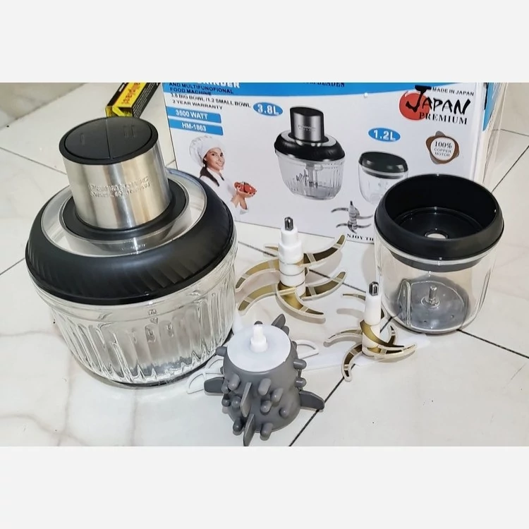 خردکن و آسیاب دوقلو پاناسونیک دو کاسه مدل HlM-1863 کد ۸۰۳۲