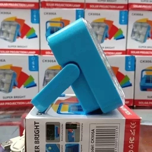 مینی پروژکتور شارژی سولار مدل CK906A کد ۷۲۱۰
