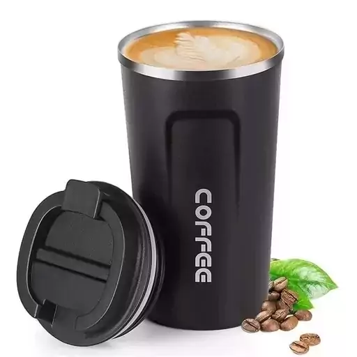 ماگ سفری مدل coffee مات گنجایش 0.510 لیتر ( کد ۷۱۷۴