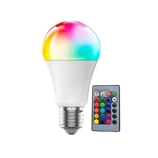 لامپ LED هوشمند کنترل دار مدل RGBW BULB کد ۷۱۳۳