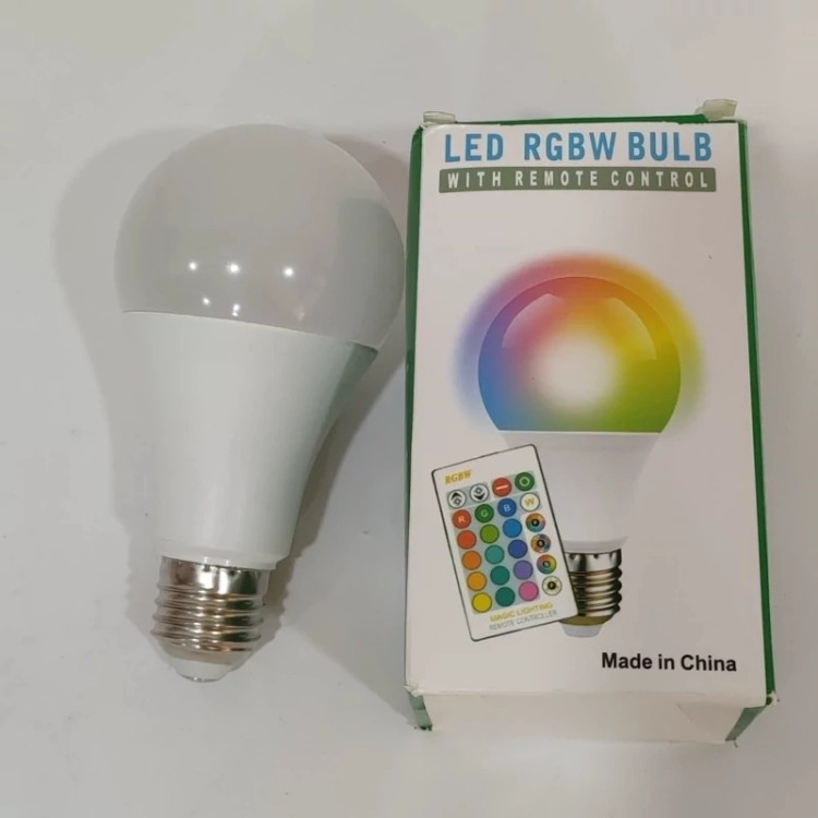 لامپ LED هوشمند کنترل دار مدل RGBW BULB کد ۷۱۳۳