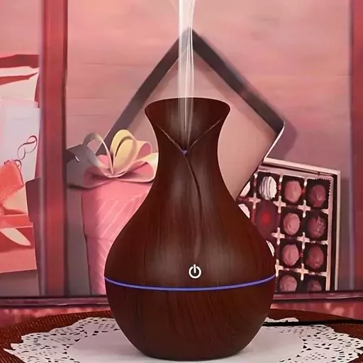 دستگاه بخور سرد طرح کوزه ای چوبی مدل UPOT-0997 ( کد ۷۰۷۹