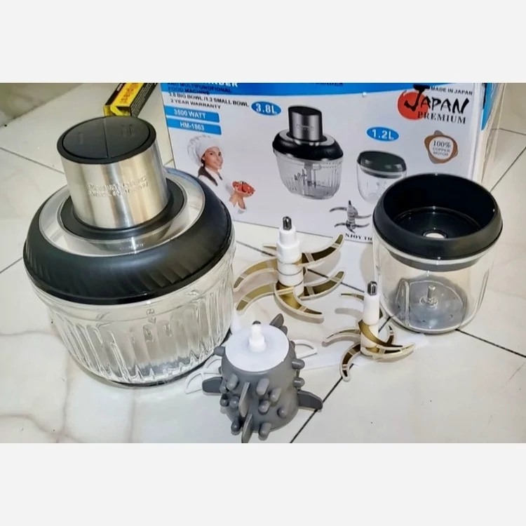 خردکن و آسیاب دوقلو پاناسونیک دو کاسه مدل HM-1863 کد ۶۹۲۰