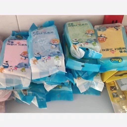 لیف جادویی اسفنج لایه بردار حمام Pororo کد ۶۷۹۰