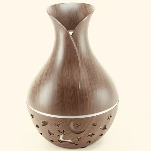 دستگاه بخور سرد چوبی ستاره ای کد ۶۷۶۶
