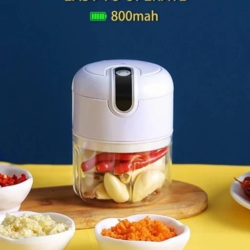 خردکن شارژی سیر خردکن مینی خردکن همراه مسافرتی 250 میلی کد ۶۸۲۸