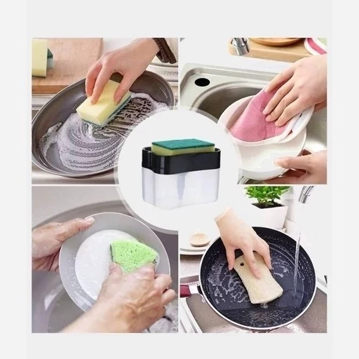 پمپ مایع ظرف شویی Soap Pump Sponge Caddy کد ۶۷۲۷
