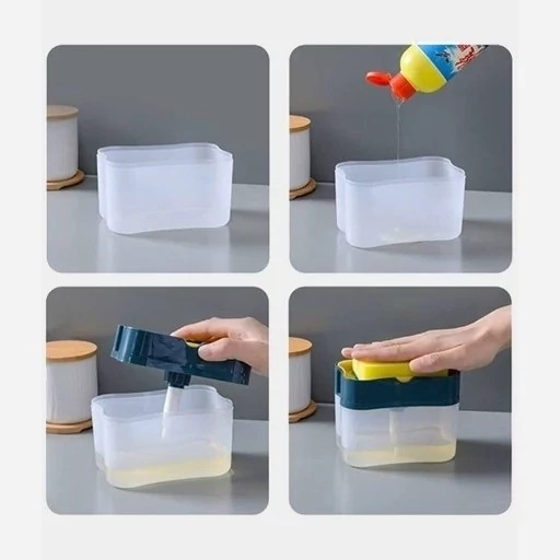 پمپ مایع ظرف شویی Soap Pump Sponge Caddy کد ۶۷۲۷