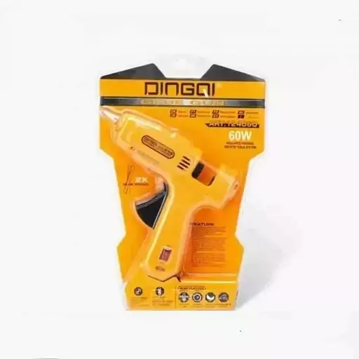 دستگاه چسب حرارتی 60 وات دینگی کد 124060  کد ۶۷۱۱