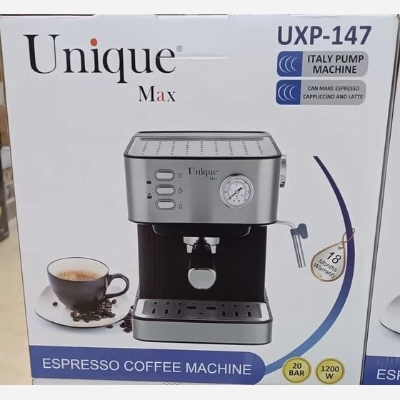 اسپرسوساز (قهوه ساز خانگی) 20 بار یونیک مدل UXP-147 کد ۶۶۸۸