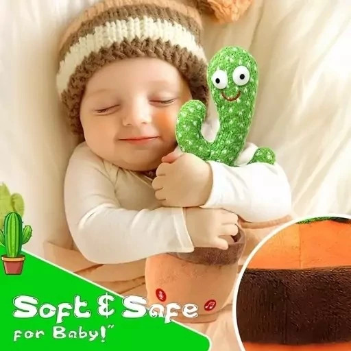 اسباب بازی مدل عروسک کاکتوس موزیکال سخنگو آهنگ ایرانی( مدل 1 ) کد ۶۵۸۶