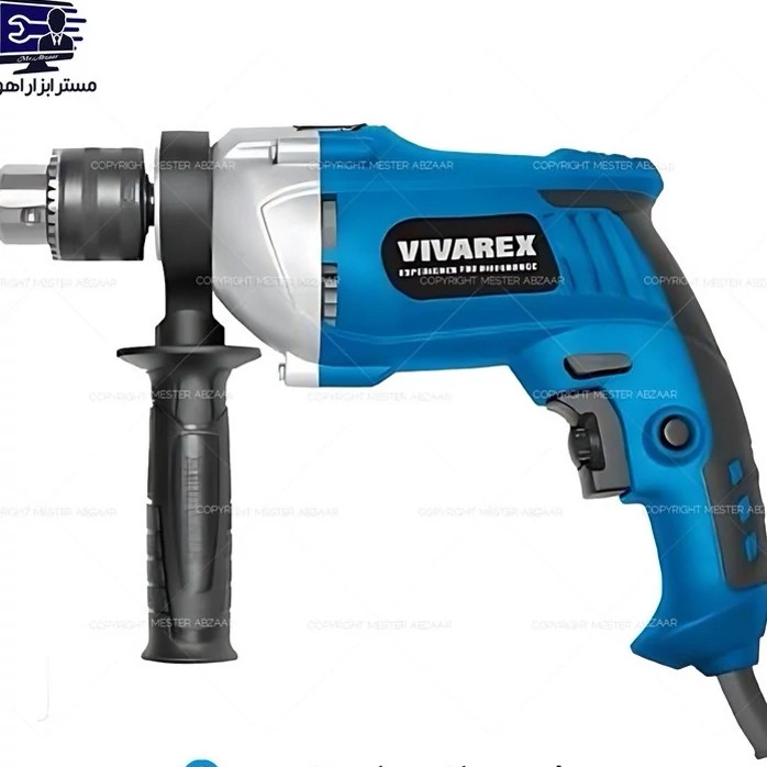 دریل 13 چکشی 810 وات ویوارکس کلید گازی نیم تنه فلزی دیمردار کد 8113 مدل VIVAREX VR8113-ID 12 کد ۶۴۸۵