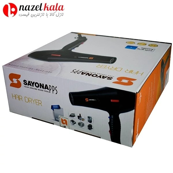 سشوار سایونا مدل SY-1200 کد ۶۴۶۸