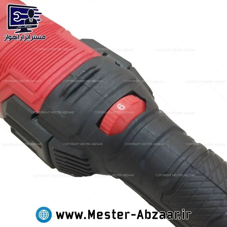 مینی فرز دیمردار 1200 وات صنعتی دسته بلند کد EDON AG115/1200E کد ۶۴۰۸