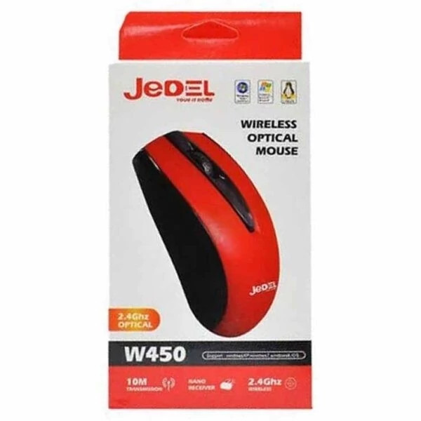 ماوس بی سیم JEDEL W450 کد ۶۳۶۳