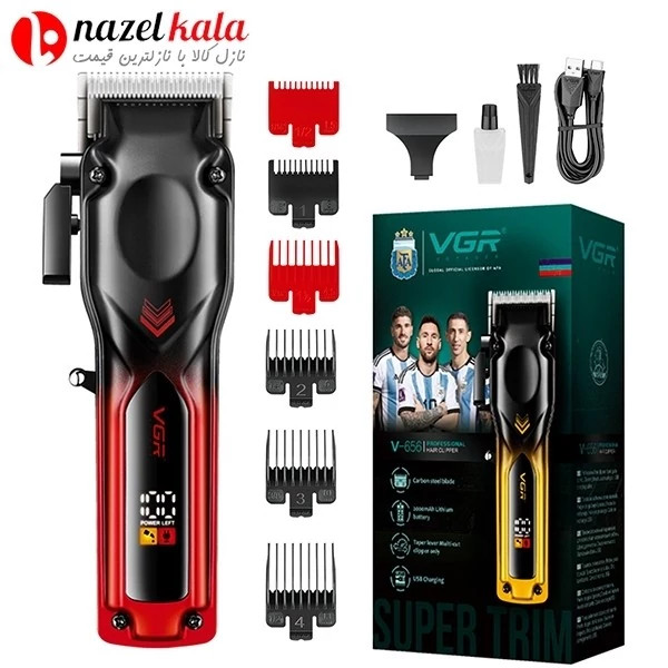 ماشین اصلاح وی جی آر مدل v-656 کد ۶۳۶۲