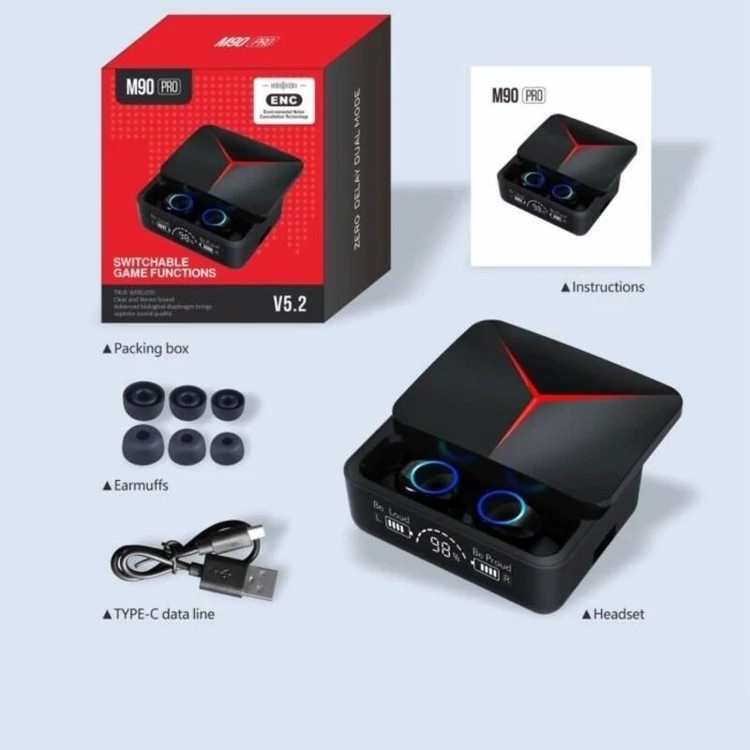 ایرپاد بلوتوثی مدل M90 BLUETOOTH AIRPODS M 90 کد ۶۳۴۴