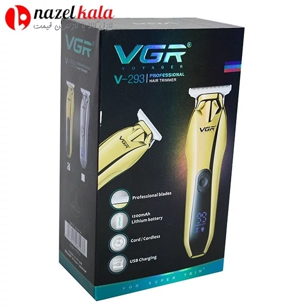 ماشین اصلاح وی جی آر مدل v-293 کد ۶۳۳۳