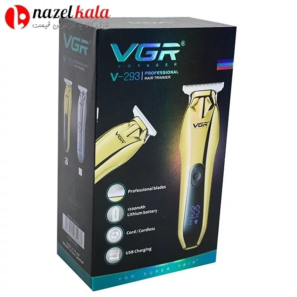 ماشین اصلاح وی جی آر مدل v-293 کد ۶۳۳۳