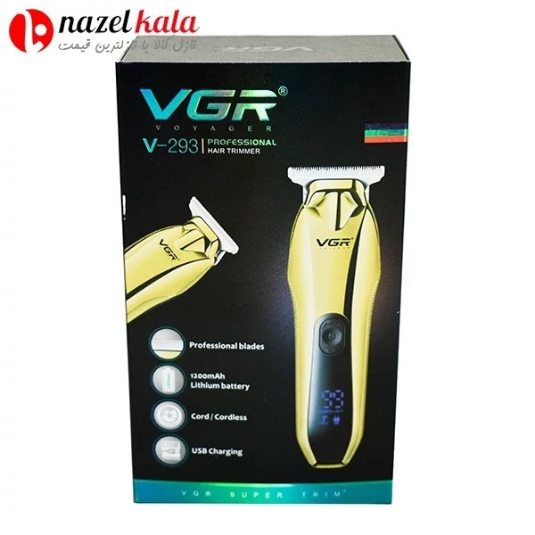 ماشین اصلاح وی جی آر مدل v-293 کد ۶۳۳۳
