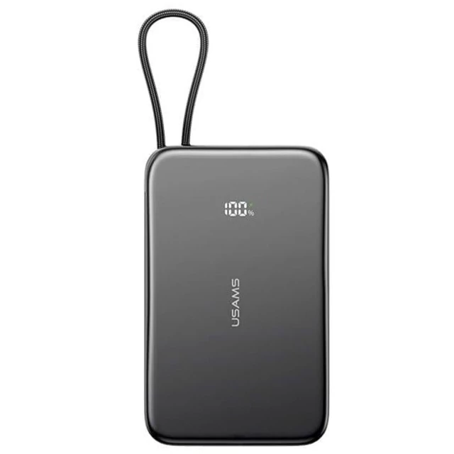 پاوربانک مگنتی 5000 فوق باریک با کابل Type-C یوسامز US-CD227 USAMS CD227 کد ۶۲۹۳.