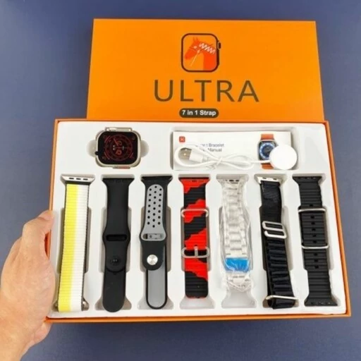 ساعت هوشمند8 الترا مدل 8ULTRA MAX 7 IN 4 STRAP کد ۶۲۷۶