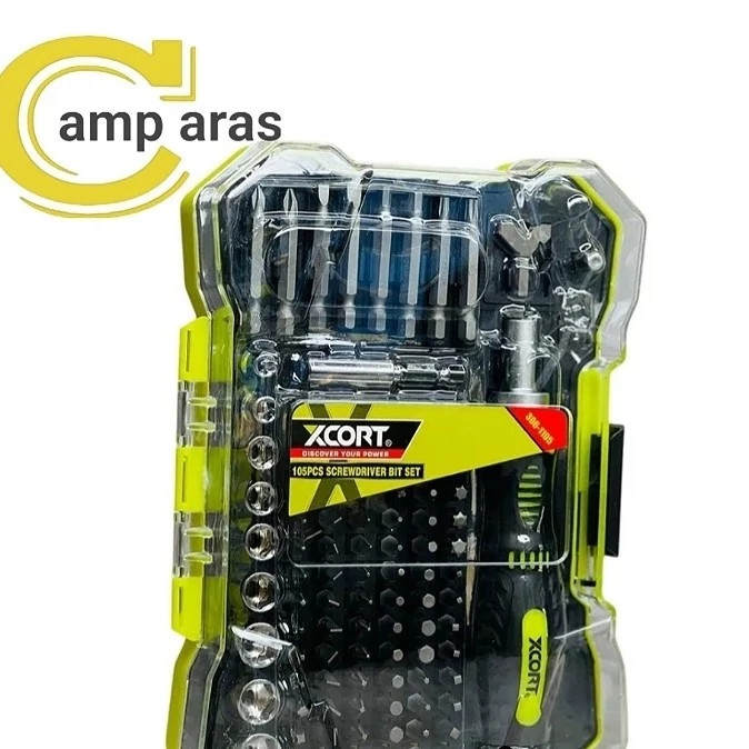 ست پیچ گوشتی 105 تکه ایکس کورت کد XCORT 306-1105 کد ۶۲۶۲.