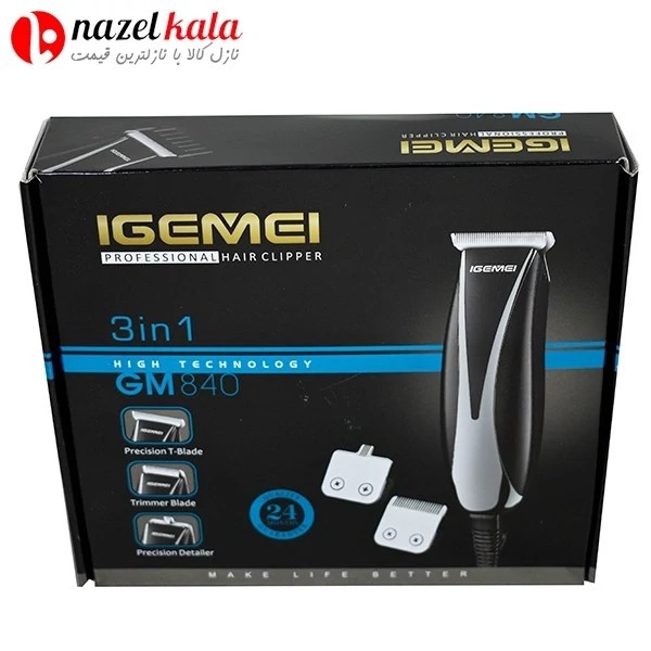 ماشین اصلاح جیمی مدل GM-840 کد ۶۲۵۲