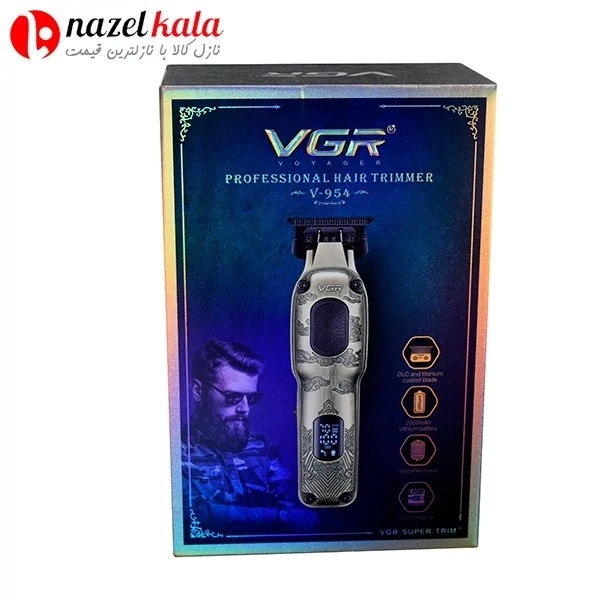 ماشین اصلاح وی جی آر مدل v-954 کد ۶۲۵۱