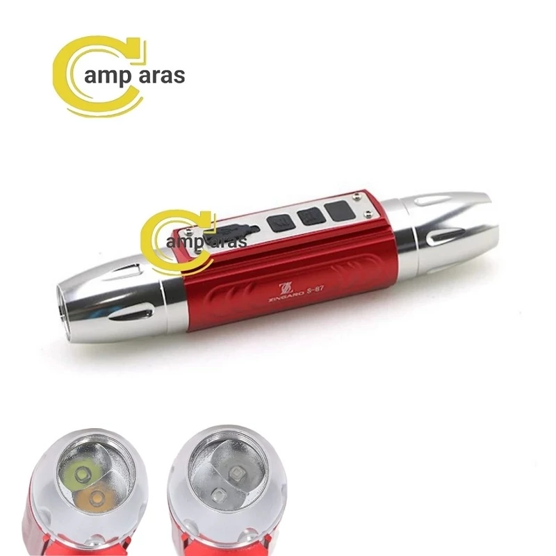 چراغ قوه یووی زینگارو 4 لامپ ZINGARO UV S-  کد ۶۲۳۷