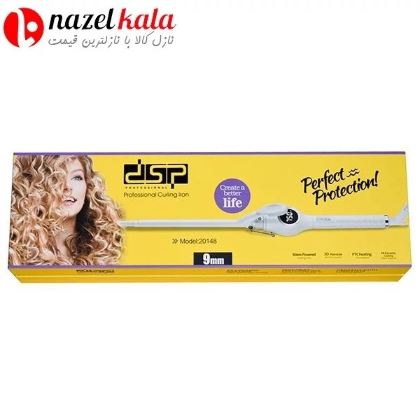 فرکننده مو دی اس پی DSP-20148 A Hair Curling Iron DSP DSP-20148 A کد ۶۱۶۳