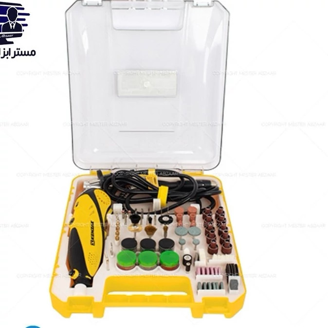 فرز انگشتی حکاکی مینیاتوری 212 پارچه کنزاکس مدل KENZAX KDG-3535 کد ۶۱۵۲