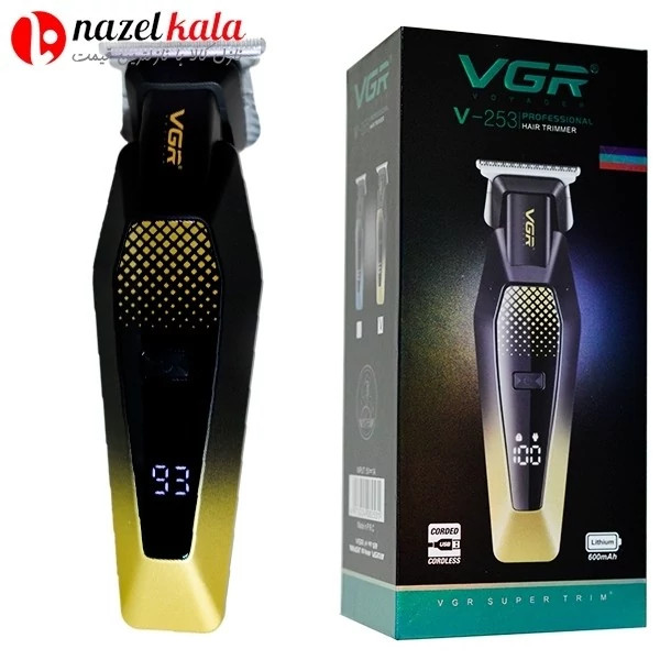 ماشین اصلاح و خط زن وی جی آر مدل v-253 کد ۶۰۷۸