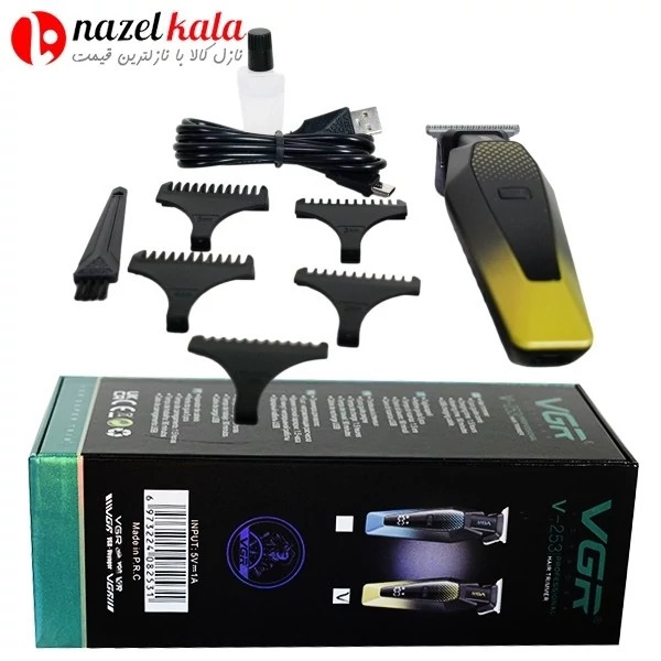 ماشین اصلاح و خط زن وی جی آر مدل v-253 کد ۶۰۷۸