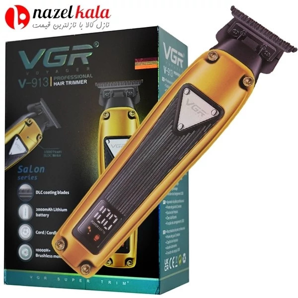 ماشین اصلاح و خط زن وی جی آر مدل V-913 کد ۶۰۲۶