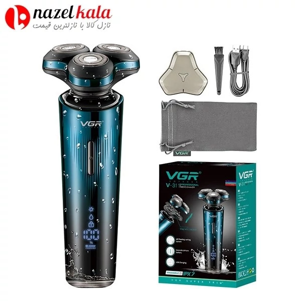 ماشین اصلاح سه تیغ وی جی ار مدل VGR v-311 کد ۶۰۱۵