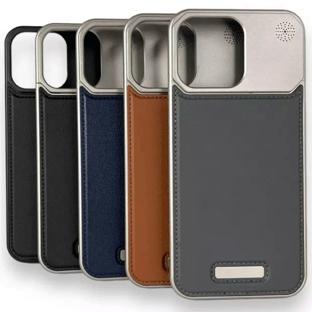 قاب مگ سیف آلومینیوم چرمی آیفون 13 پرومکس M03 M03 Cool Cover iPhone 13 Pro Max  کد ۵۹۶۴