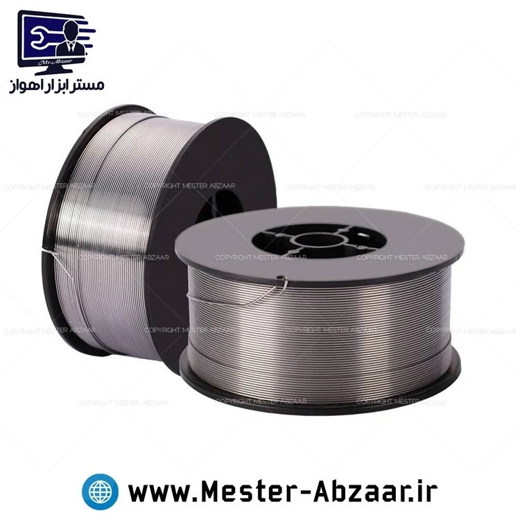 سیم جوش توپودری بدون گاز CO2 یک کیلویی 0.8 میلی متر مدل E71T-GS 0.8MM کد ۵۹۵۴