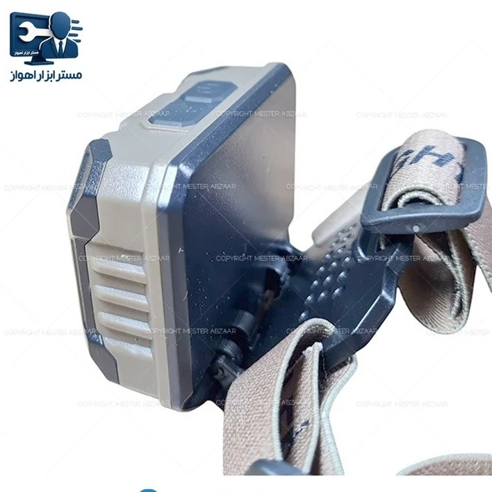 هدلایت چراغ پیشانی شارژی با نشانگر شارژ سنسوردار 5 حالته مدل YD-09 جنس بدنه پلاستیک ABS نشکن و محکم و بادوام و ضد کد ۵۸۸۷