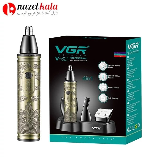 ماشین اصلاح چهار کاره وی جی آر VGR مدل V-621 اصلاح چهار کاره وی جی آر VGR مدل V-621 اصلاح چهار کاره وی جی آر VGR مدل V-6 کد ۵۸۵۵