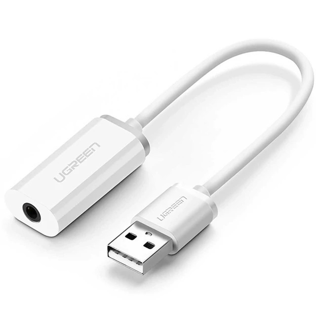 کابل انتقال صدای USB به جک 3.5 میلی متری یوگرین US206 30712 UGREEN کد ۵۶۷۱