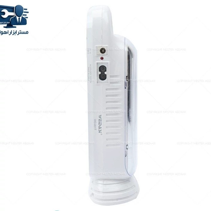 چراغ نور افکن مهتابی 40 لامپی شارژی اضطراری برند ویداسی مدل WEIDASI WD-831T کد ۵۶۵۷