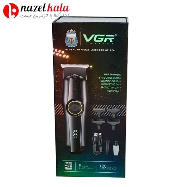 ماشین اصلاح سر و صورت وی جی آر مدل V-905 کد ۵۶۰۸