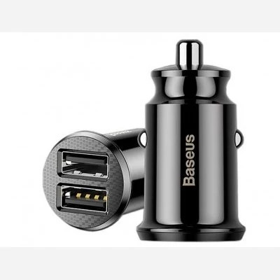 شارژر فندکی فست شارژ ماشین بیسوس CCALL-ML01 Baseus Grain Dual کد ۵۵۹۷.