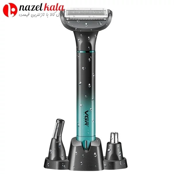 بادی کروم و ماشین اصلاح سه کاره وی جی آر مدل V-625 VGR کد ۵۵۸۸
