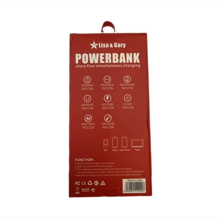 پاور بانک اصلی لیزا و گری مدل led001 ظرفیت 20000 میلی آمپرساعت Original Lisa and Gray Power Bank Model LED001 Capacity 2 کد ۵۵۲۶