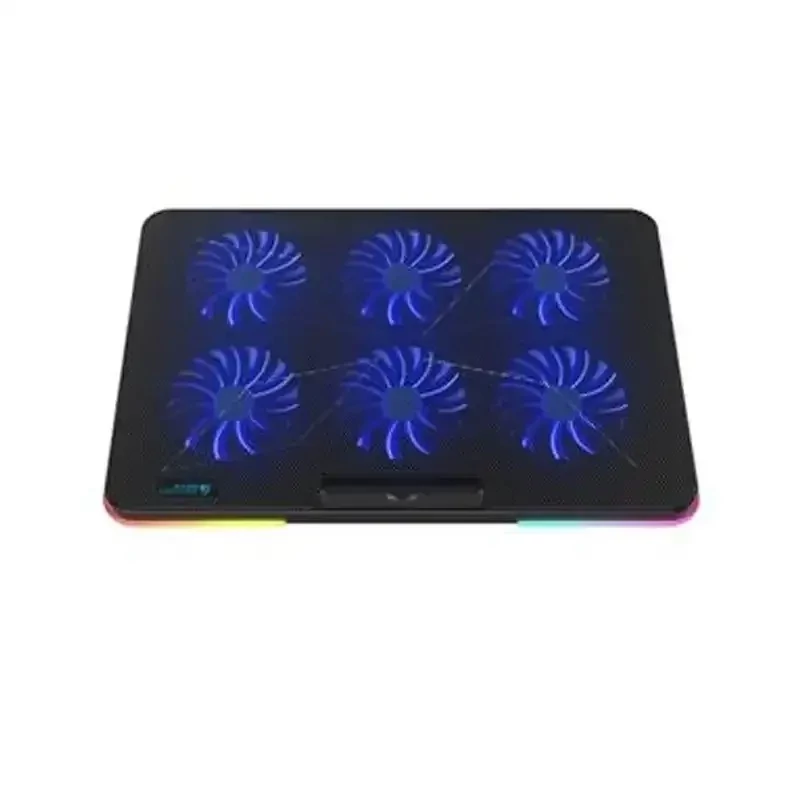 پایه خنک کننده لپ تاپ کولر مدل coolcold F5 6FANS کد ۵۵۱۲